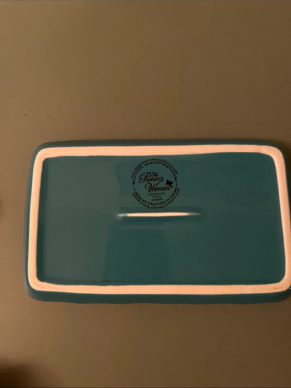 Pioneer Woman Retired Floral Butter Dish